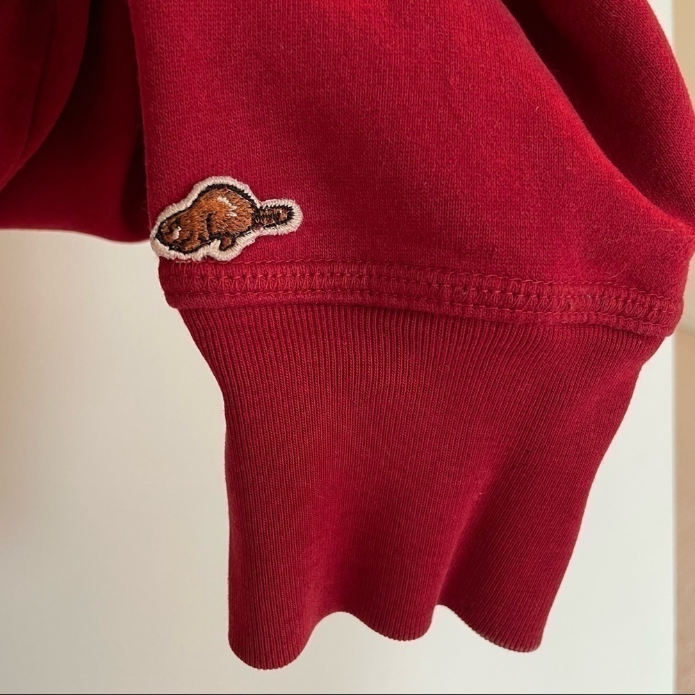 ROOTS Red Kangaroo Hoodie Youth Unisex Medium - Picture 3 of 8